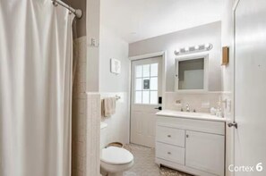 Hårføner, håndklær, såpe og sjampo