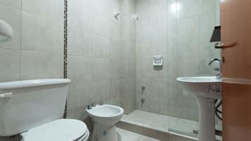 Standard Double or Twin Room, Hill View | Bathroom | Shower, towels, soap, shampoo
