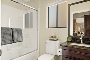 Hair dryer, towels