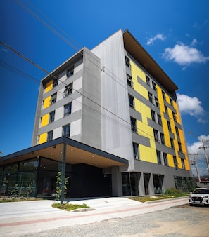 Majoituspaikan julkisivu