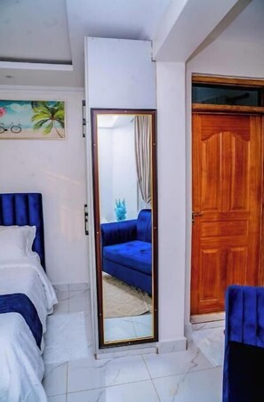 3 habitaciones, internet y ropa de cama