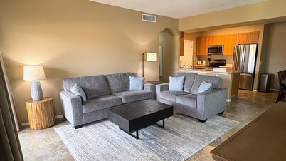 East Mesa 3 Bedroom Condo in Gated Community with Pool, Hot Tub, and Balcony