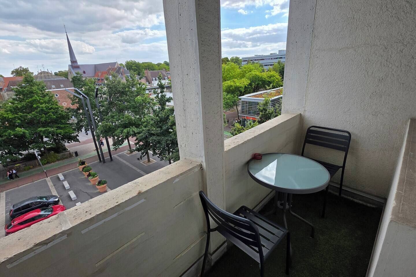 屋外ダイニングエリア