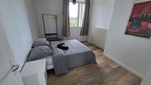 2 bedrooms, travel crib, WiFi, bed sheets