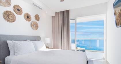 Luxurious Beachfront 2Bd Condo @ Encantame Towers Resort Best Beach in RP!