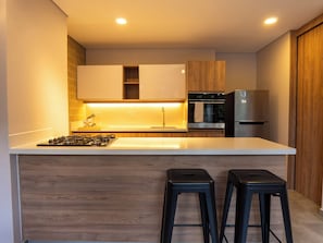Microwave, oven, stovetop