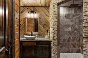 Shower, towels