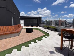 Outdoor dining - Modern and Cozy Apartment - Close to the Airport (Ciudad de Guatemala)