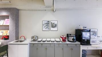 Free daily self-service breakfast