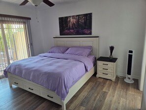 2 bedrooms, desk, iron/ironing board, free WiFi