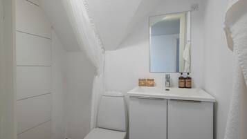 Douche, serviettes fournies