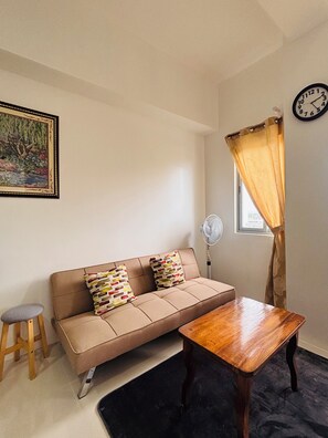 Quarto, 1 quarto, sacada | Área de estar