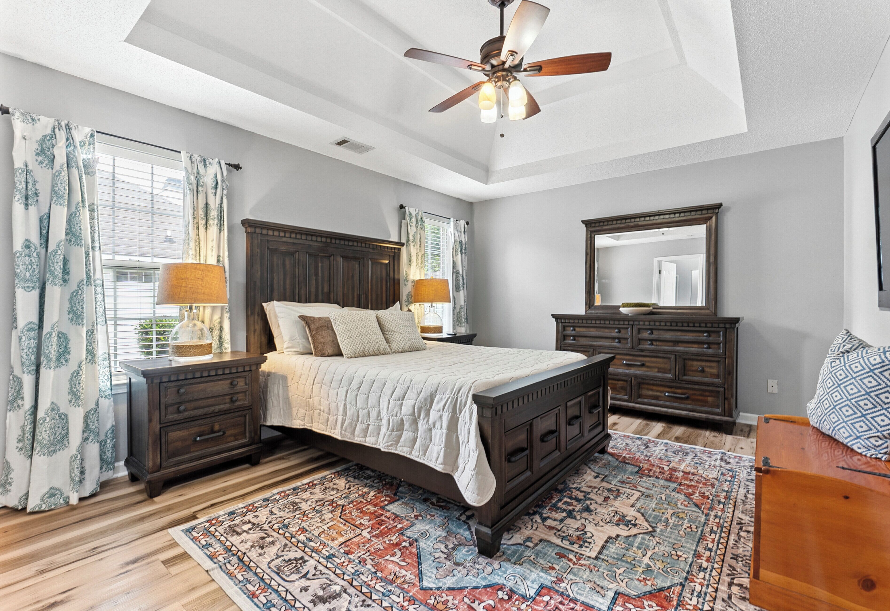 3 soverom, strykejern/-brett, wi-fi (inkludert) og sengetøy