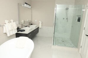 Shower, towels, soap, toilet paper - The Royal Estate (Fort Washington)