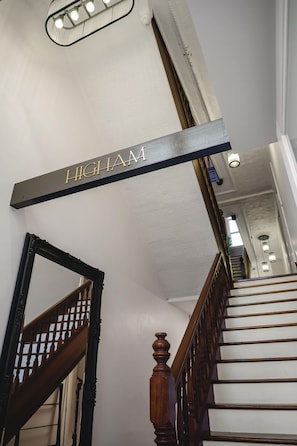 Interior entrance
