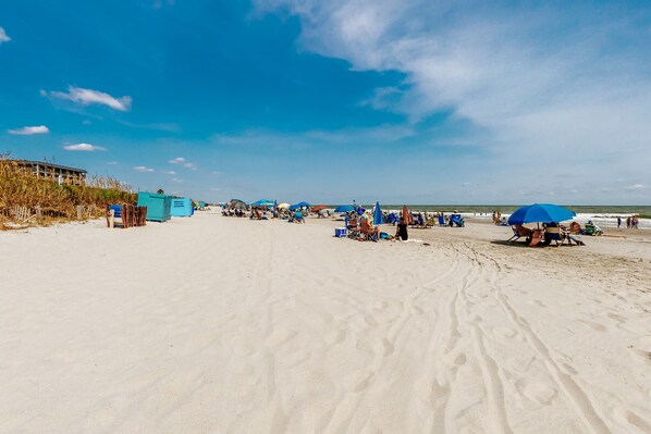 On the beach