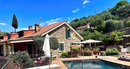 Villa, tradition and design, Riviera Ligure/Costa Azzurra, SPA swimming pool sauna hydro