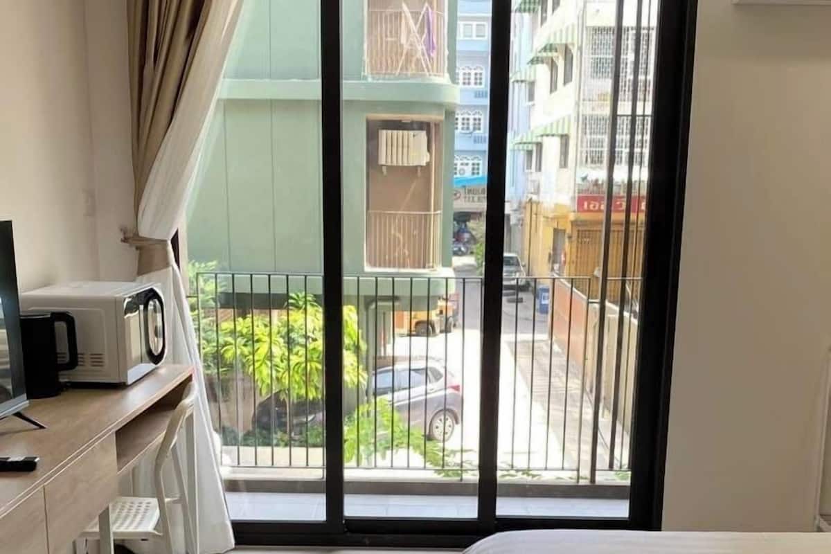 Lägenhet City - 1 queensize-säng - balkong | Skrivbord, strykjärn/strykbräda och gratis wi-fi