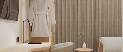 Gratis produkter i minibar, värdeförvaringsskåp på rummet och skrivbord
