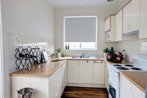 Microwave, oven, stovetop