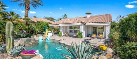 Una piscina climatizada