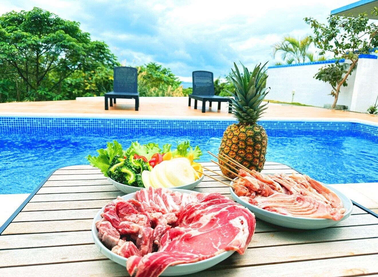 2 piscinas al aire libre