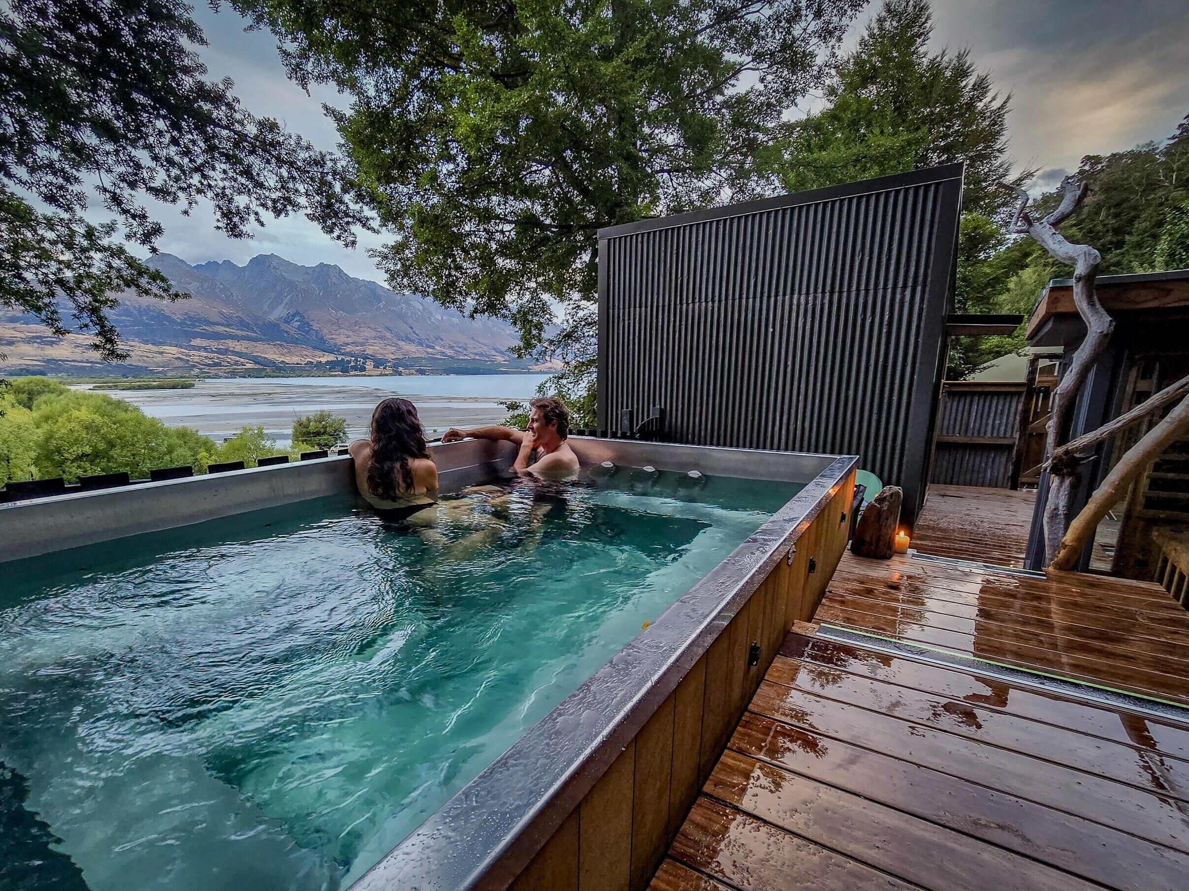 Bain à remous extérieur