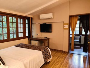 Deluxe Double Room, Patio, Resort View | Iron/ironing board, free WiFi