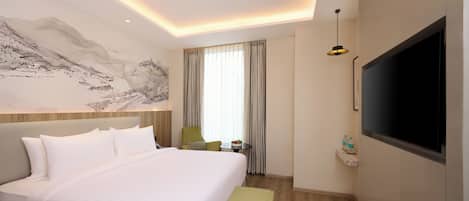 Habitación doble superior | Cortinas opacas, tabla de planchar con plancha, wifi gratis