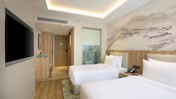 Premium Twin Room | Blackout curtains, iron/ironing board, free WiFi