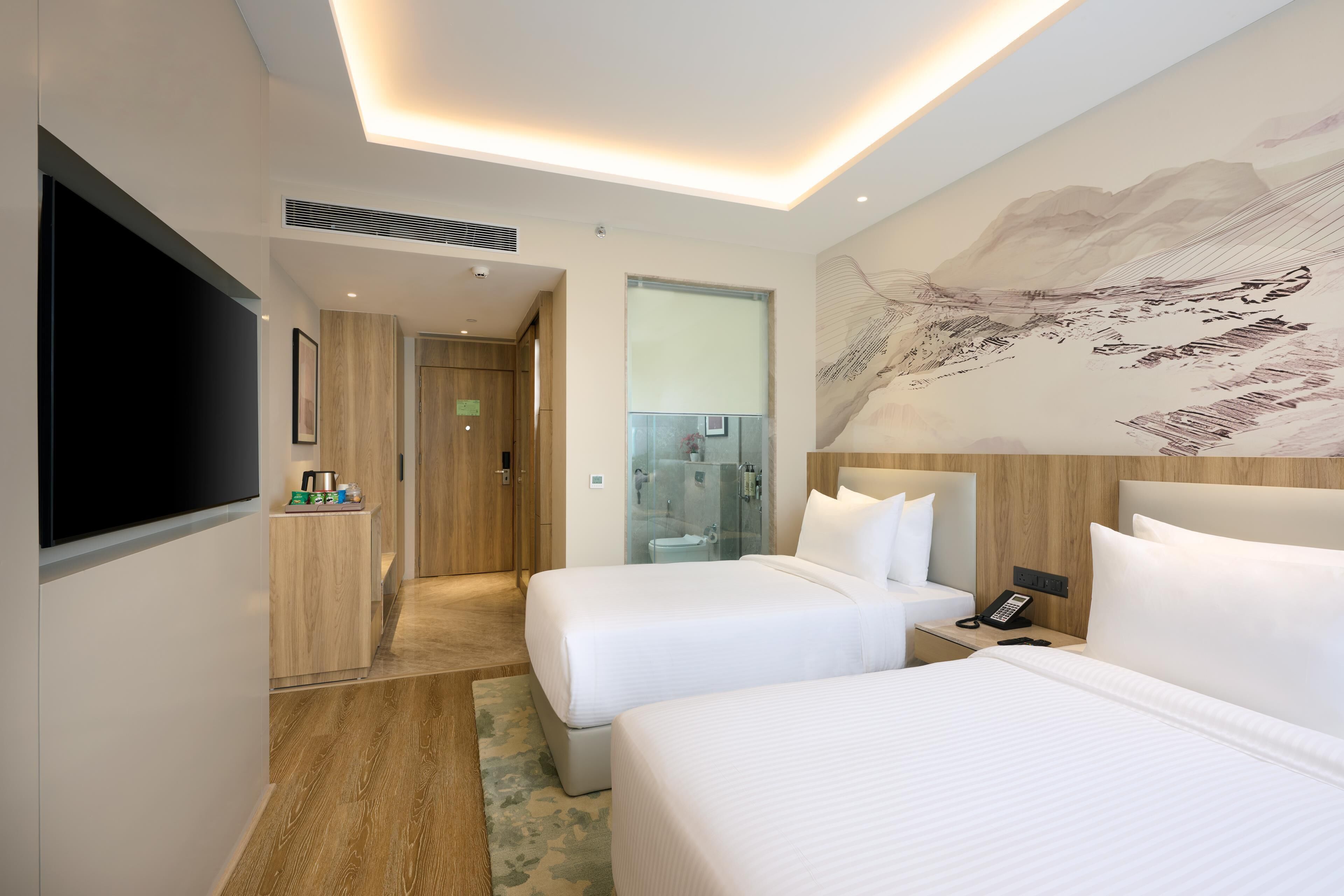 Premium Room, 2 Twin Beds | Blackout drapes, iron/ironing board, free WiFi