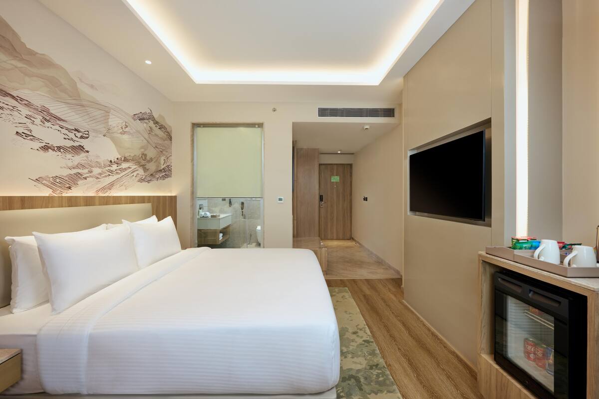 遮光カーテン、防音設備、アイロン / アイロン台、WiFi (無料)