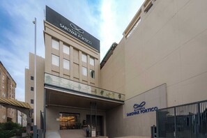 Façana frontal de l'allotjament