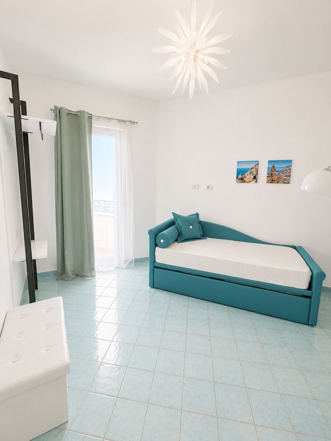 Basic Room, Balcony, Sea View | Living area | TV