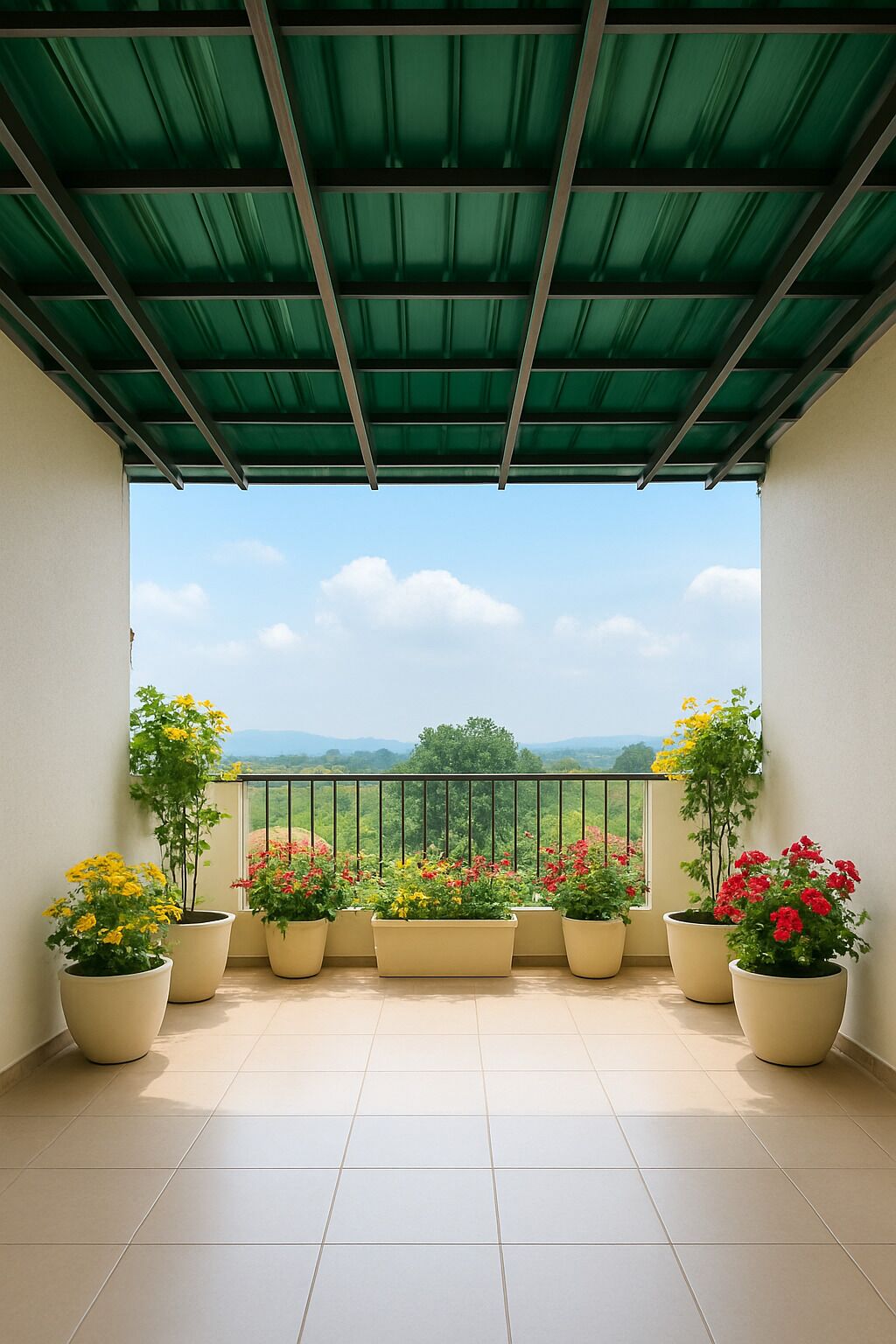 Chambre Double Premium, balcon, vue jardin