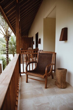 Deluxe Double Room, Balcony, Pool View | Balcony