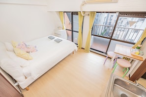 Blackout drapes, iron/ironing board, free WiFi