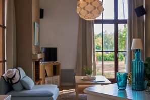 Chalé, vista para o jardim | Parte interna
