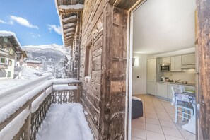 Family Apartment, 1 Bedroom (Archillea) | Balcony view - Baita Menin Apartments (Livigno)