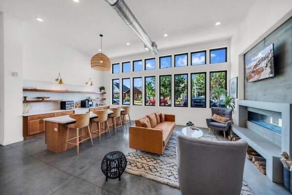 TV, video games, foosball