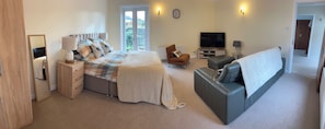 1 bedroom, iron/ironing board, travel crib, free WiFi