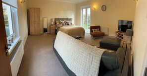 1 bedroom, iron/ironing board, travel crib, free WiFi