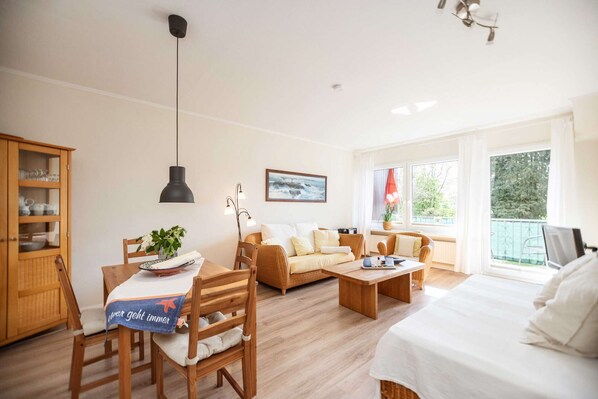 Télévision, lecteur de DVD, baby-foot, table de tennis de table