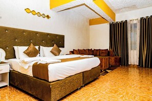 Chambre Deluxe double | Accès au Wi-Fi (inclus), literie fournie