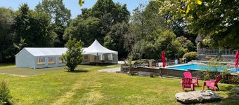 Complete Domaine Les Hiboux with Heated Pool and Reception Hall