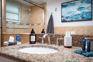 Shower, towels