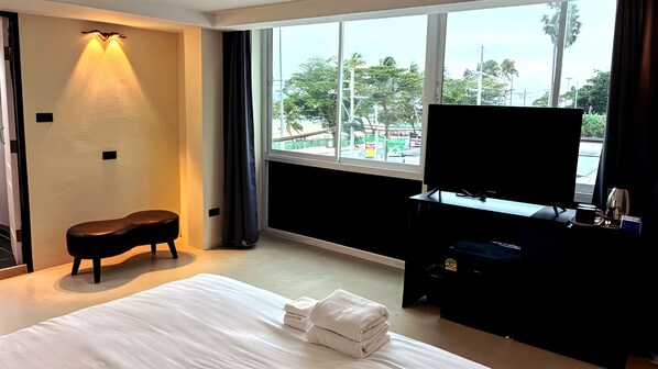 Studio Deluxe, vue plage, en bord de plage