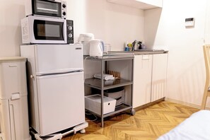 ベーシック ツインルーム 禁煙 | 専用簡易キッチン | 冷蔵庫、電子レンジ、コンロ、食器洗い機