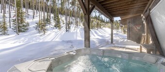 Ski-in/Ski-out Cabin with Hot Tub, Fireplace, Heated Garage, and Grill!
