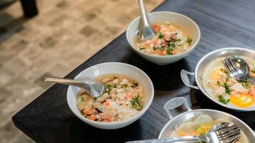 Free daily local cuisine breakfast